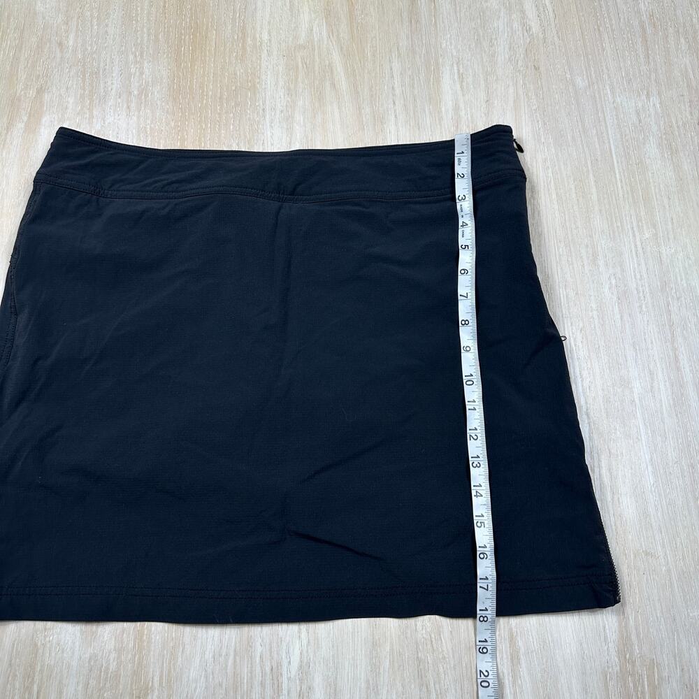 Athleta Black Jenner Athletic Stretch Zipper Detail Golf Tennis Gym Skort 14 - Picture 5 of 13